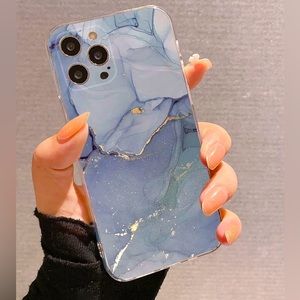 Blue Marble Pattern Phone case